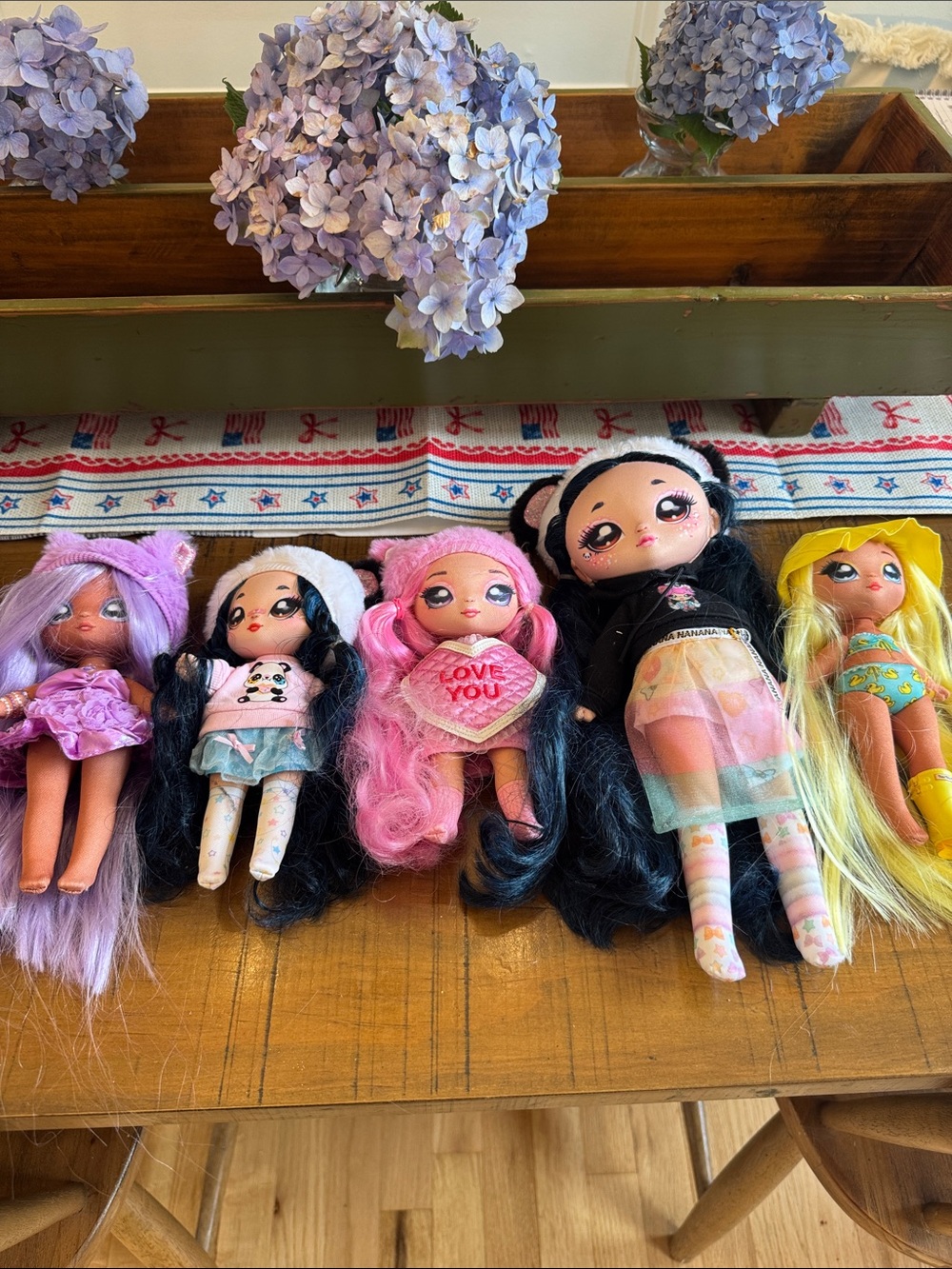 Assorted Girls' Fashion Dolls - Pink, Black, Purple, Yellow, Lavender